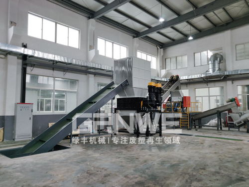 【武汉hw49化工桶破碎清洗线废弃塑料蓝桶回收处置设备】- 